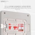 025882 - CLAMPER Mobi Box 220V 8KW C M 32A - Cinza - 05